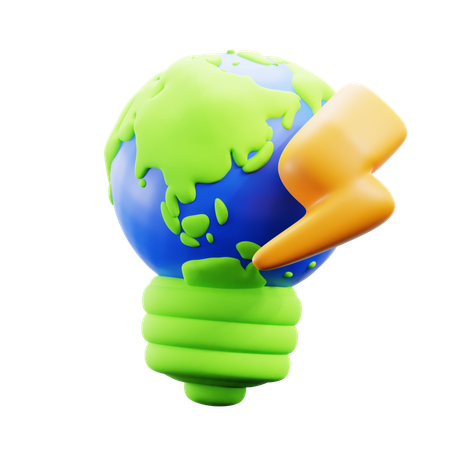 Terre verte  3D Icon