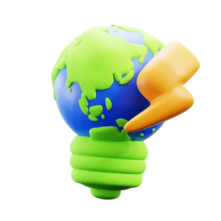 Terre verte  3D Icon