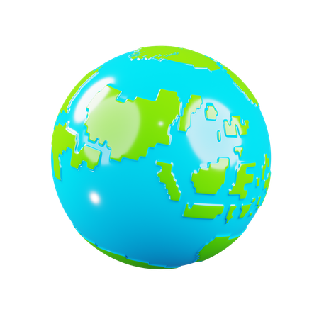 Terre verte  3D Icon