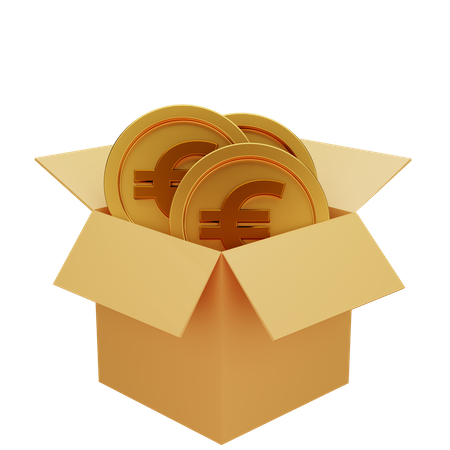 Tesoro de dinero  3D Icon