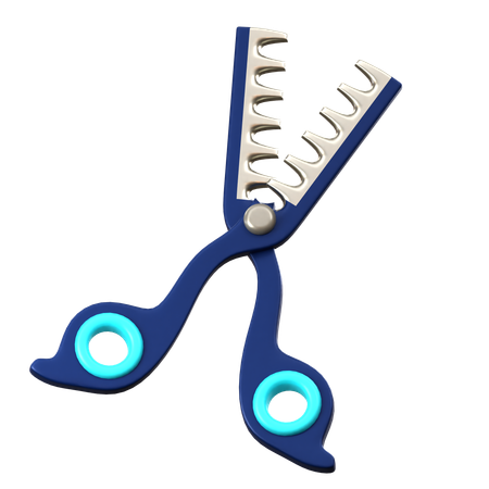 Tesoura de barbeiro  3D Icon