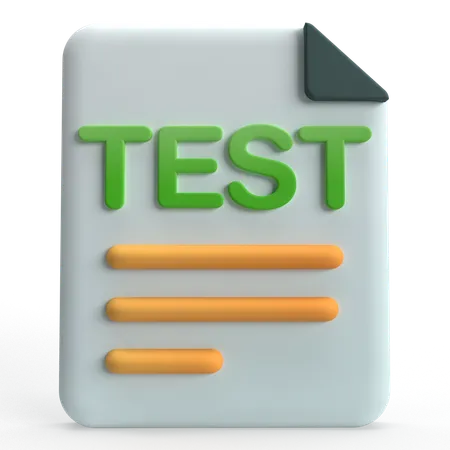 Test  3D Icon