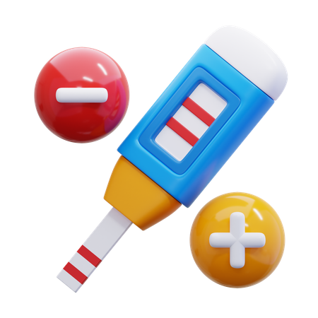 Test de grossesse Icône 3D