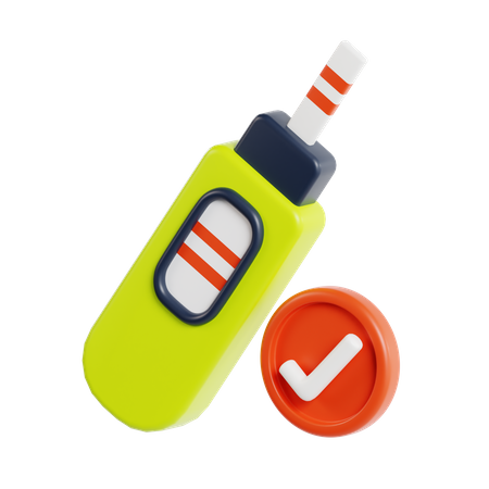 Test de grossesse Icône 3D