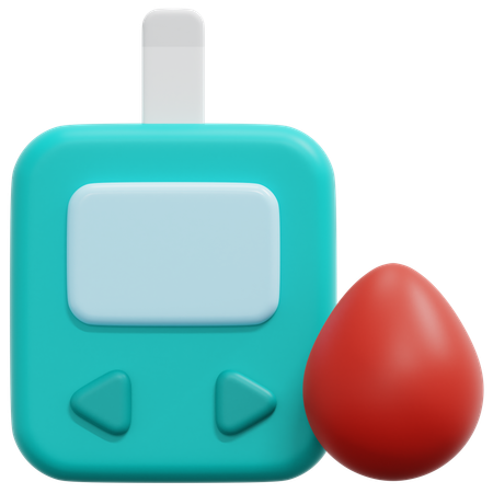 Test de diabète  3D Icon