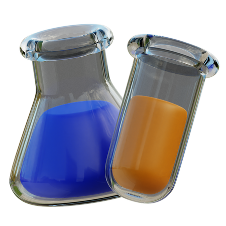 試験管  3D Icon