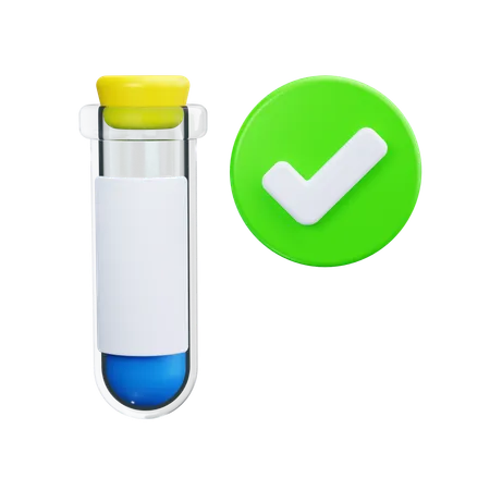 Test tube  3D Icon