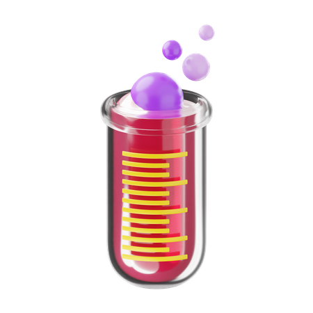 Test Tube  3D Icon