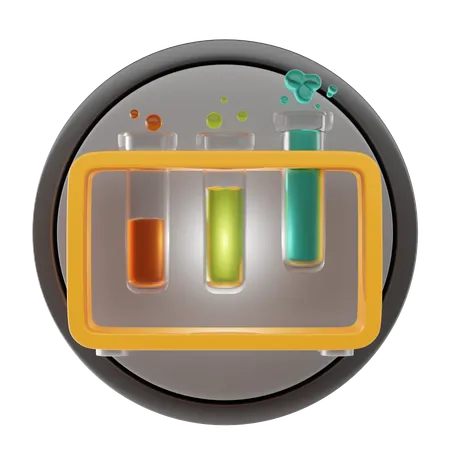 Test Tube  3D Icon