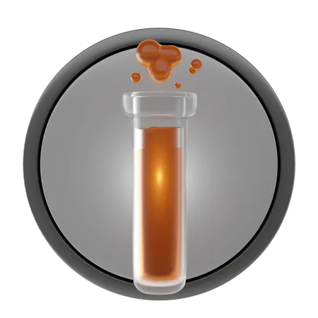 Test Tube  3D Icon