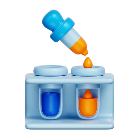 Test Tube  3D Icon