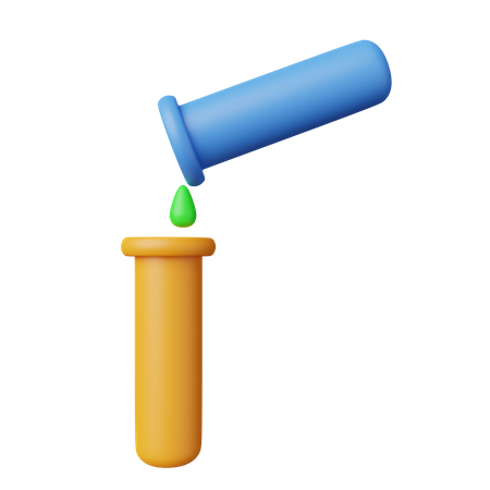 Test Tube  3D Icon