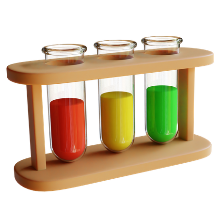 Test Tube  3D Illustration