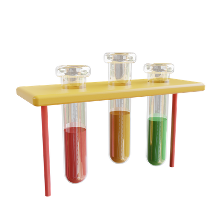 Test Tube  3D Illustration