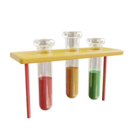 Test Tube  3D Illustration