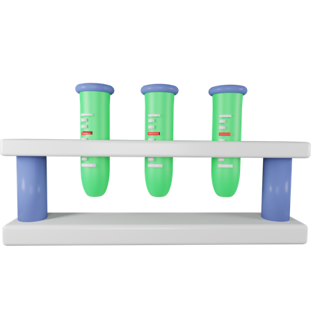 Test Tube  3D Illustration