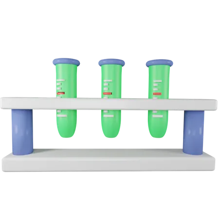 Test Tube  3D Illustration