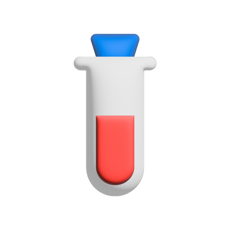 Test Tube  3D Illustration