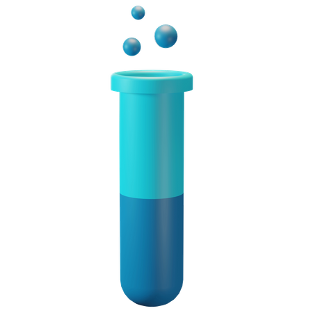 Test Tube  3D Illustration