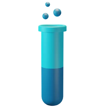 Test Tube  3D Illustration