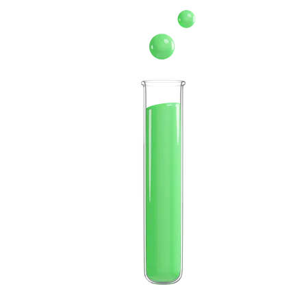 Test Tube  3D Illustration