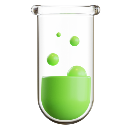 Test Tube  3D Illustration