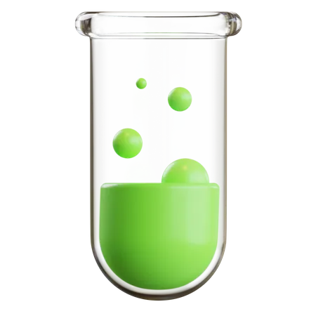 Test Tube  3D Illustration