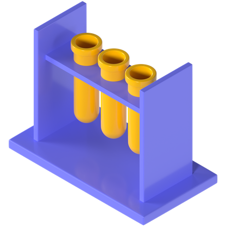Test tube 3D Icon