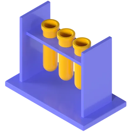 Test tube 3D Icon