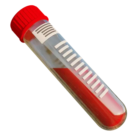 Test Tube Rendering With High Resolution Medical Illustration 3D Icon