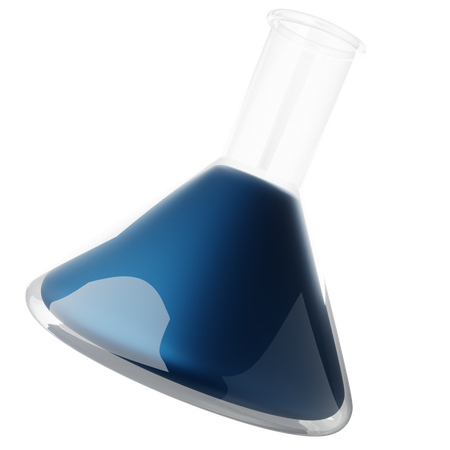 Test tube lab bottle  3D Icon