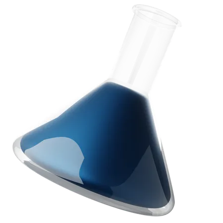 Test tube lab bottle  3D Icon