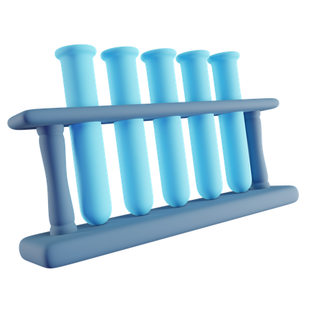 Test Tube Rack  3D Icon