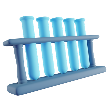 Test Tube Rack  3D Icon