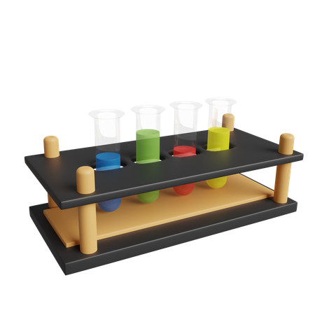 Test Tube Rack  3D Icon