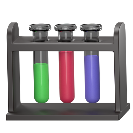 Test Tube Rack  3D Icon