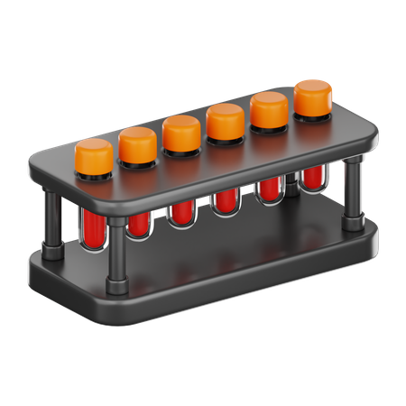 Test Tube Rack  3D Icon