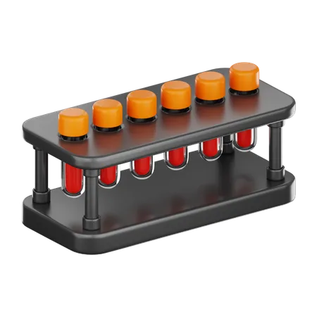 Test Tube Rack  3D Icon