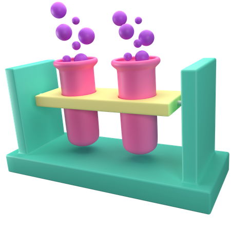 Test Tube Rack  3D Icon