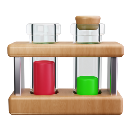 Test Tube Rack  3D Icon