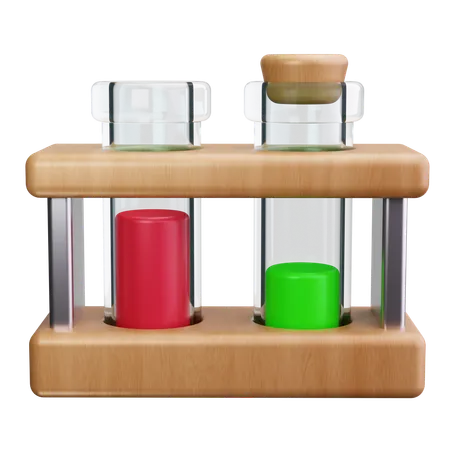 Test Tube Rack  3D Icon