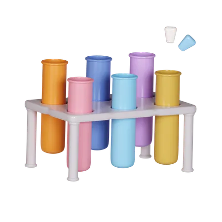 Test Tube Rack  3D Icon