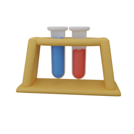 Test Tube Stand  3D Icon