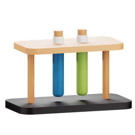 Test Tube Stand  3D Icon