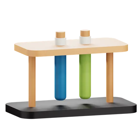 Test Tube Stand  3D Icon