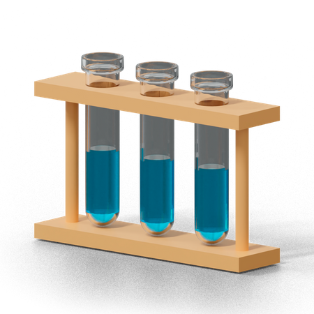 Test Tube Stand  3D Icon