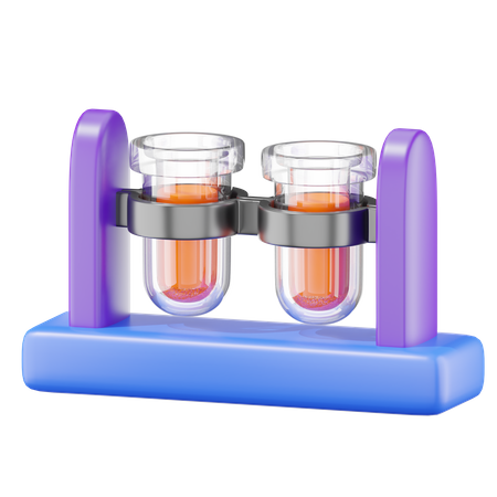 Test Tube Stand  3D Icon