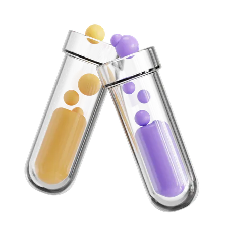 Test Tube Chemical 3D Icon