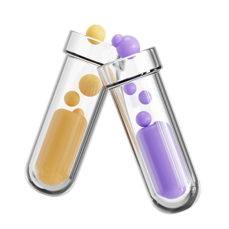 Test tubes  3D Icon