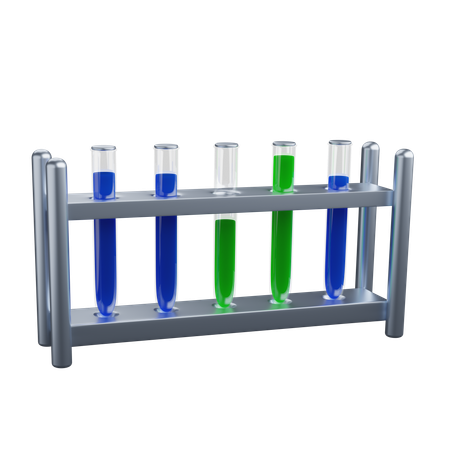 Test Tubes  3D Icon